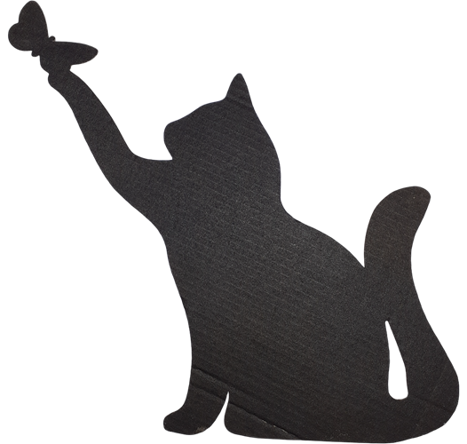 Décoration de porte - Chat